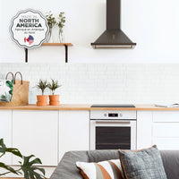 Smart Tiles Peel and Stick 4-Sheet 12 x 9 Backsplash - Metro Campagnola|Dosseret Smart Tiles peler et coller 12 x 9, 4 feuilles - Metro Campagnola