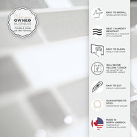 Smart Tiles Peel and Stick 4-Sheet 10 x 10 Backsplash - Crescendo Agati|Dosseret Smart Tiles peler et coller 10 x 10, 4 feuilles - Crescendo Agati