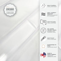 Smart Tiles Peel and Stick 4-Sheet 12 x 10 Backsplash - Milano Massa|Dosseret Smart Tiles peler et coller 12 x 10, 4 feuilles - Milano Massa