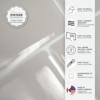 Smart Tiles Peel and Stick 4-Sheet 12 x 9 Backsplash - Metro Cassandra|Dosseret Smart Tiles peler et coller 12 x 9, 4 feuilles - Metro Cassandra