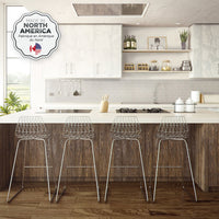 Smart Tiles Peel and Stick 4-Sheet 12 x 9 Backsplash - Metro Cassandra|Dosseret Smart Tiles peler et coller 12 x 9, 4 feuilles - Metro Cassandra