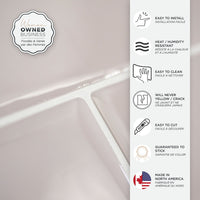 Smart Tiles Peel and Stick 2-Sheet 23 x 11 Backsplash - Oslo Grey|Dosseret Smart Tiles peler et coller 23 x 11, 2 feuilles - Oslo Grey