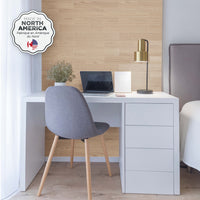 Smart Tiles Peel and Stick 2-Sheet 23 x 12 Backsplash - Norway Oak|Dosseret Smart Tiles peler et coller 23 x 12, 2 feuilles - Norway Oak
