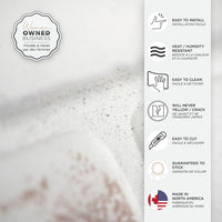 Smart Tiles Peel and Stick 2-Sheet 21 x 11 Backsplash - Brik Toscana|Dosseret Smart Tiles peler et coller 21 x 11, 2 feuilles - Brik Toscana