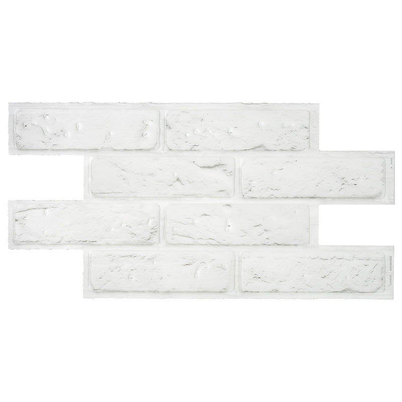 Smart Tiles Peel and Stick 2-Sheet 21 x 11 Backsplash - Brik Zurich|Dosseret Smart Tiles peler et coller 21 x 11, 2 feuilles - Brik Zurich