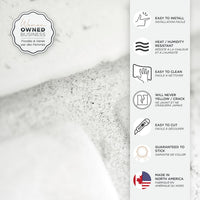 Smart Tiles Peel and Stick 2-Sheet 21 x 11 Backsplash - Brik Sidney|Dosseret Smart Tiles peler et coller 21 x 11, 2 feuilles - Brik Sidney