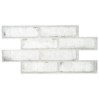 Smart Tiles Peel and Stick 2-Sheet 21 x 11 Backsplash - Brik Sidney|Dosseret Smart Tiles peler et coller 21 x 11, 2 feuilles - Brik Sidney