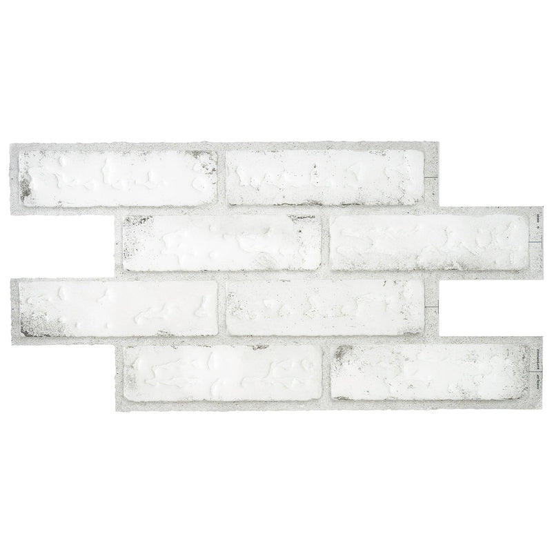 Smart Tiles Peel and Stick 2-Sheet 21 x 11 Backsplash - Brik Sidney|Dosseret Smart Tiles peler et coller 21 x 11, 2 feuilles - Brik Sidney