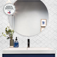 Smart Tiles Peel and Stick 2-Sheet 23 x 12 Backsplash - Blok Arabesco|Dosseret Smart Tiles peler et coller 23 x 12, 2 feuilles - Blok Arabesco