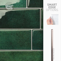 Smart Tiles Peel and Stick 4-Sheet 12 x 9 Backsplash - Metro Fiona|Dosseret Smart Tiles peler et coller 12 x 9, 4 feuilles - Metro Fiona