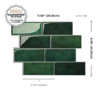 Smart Tiles Peel and Stick 4-Sheet 12 x 9 Backsplash - Metro Fiona|Dosseret Smart Tiles peler et coller 12 x 9, 4 feuilles - Metro Fiona