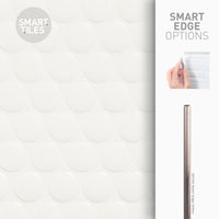 Smart Tiles Peel and Stick 4-Sheet 9 x 9 Backsplash - Penny Romy|Dosseret Smart Tiles peler et coller 9 x 9, 4 feuilles - Penny Romy