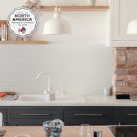 Smart Tiles Peel and Stick 4-Sheet 9 x 9 Backsplash - Penny Romy|Dosseret Smart Tiles peler et coller 9 x 9, 4 feuilles - Penny Romy