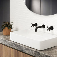 Smart Tiles Peel and Stick 4-Sheet 9 x 9 Backsplash - Penny Romy|Dosseret Smart Tiles peler et coller 9 x 9, 4 feuilles - Penny Romy