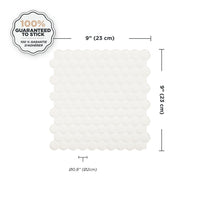 Smart Tiles Peel and Stick 4-Sheet 9 x 9 Backsplash - Penny Romy|Dosseret Smart Tiles peler et coller 9 x 9, 4 feuilles - Penny Romy