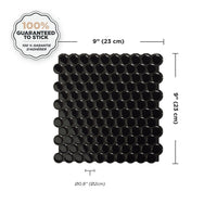 Smart Tiles Peel and Stick 4-Sheet 9 x 9 Backsplash - Penny Nora|Dosseret Smart Tiles peler et coller 9 x 9, 4 feuilles - Penny Nora
