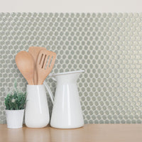 Smart Tiles Peel and Stick 4-Sheet 9 x 9 Backsplash - Penny Sergio|Dosseret Smart Tiles peler et coller 9 x 9, 4 feuilles - Penny Sergio