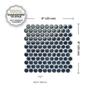 Smart Tiles Peel and Stick 4-Sheet 9 x 9 Backsplash - Penny Davy|Dosseret Smart Tiles peler et coller 9 x 9, 4 feuilles - Penny Davy