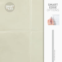 Smart Tiles Peel and Stick 4-Sheet 9 x 9 Backsplash - Zellige Oia|Dosseret Smart Tiles peler et coller 9 x 9, 4 feuilles - Zellige Oia