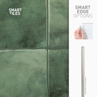 Smart Tiles Peel and Stick 4-Sheet 9 x 9 Backsplash - Zellige Taza|Dosseret Smart Tiles peler et coller 9 x 9, 4 feuilles - Zellige Taza
