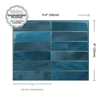 Smart Tiles Peel and Stick 4-Sheet 12 x 9 Backsplash - Morocco Agadir|Dosseret Smart Tiles peler et coller 12 x 9, 4 feuilles - Morocco Agadir