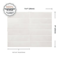 Smart Tiles Peel and Stick 4-Sheet 12 x 9 Backsplash - Morocco Essaouira|Dosseret Smart Tiles peler et coller 12 x 9, 4 feuilles - Morocco Essaouira