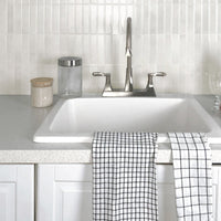 Smart Tiles Peel and Stick 4-Sheet 12 x 9 Backsplash - Morocco Essaouira|Dosseret Smart Tiles peler et coller 12 x 9, 4 feuilles - Morocco Essaouira