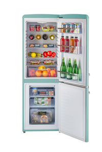Classic Retro by Unique 7 Cu. Ft. Bottom Freezer Refrigerator - UGP-215L T AC 