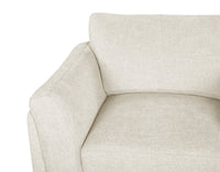 Valley 44" Fabric Chair with Rubberwood Base and Legs - Sand | Fauteuil Valley de 44 po en tissu avec base et pattes en hévéa - Sand