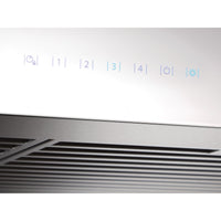 Venmar Ispira 36" Chimney Range Hood - WCB3I36SBW - Range Hood in Stainless Steel with White Glass 