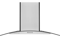 Hauslane 36-Inch Glass Canopy Wall Mount Range Hood - WM-600SS-36|Hotte de cuisinière murale Hauslane de 36 po de style auvent en verre - WM-600SS-36