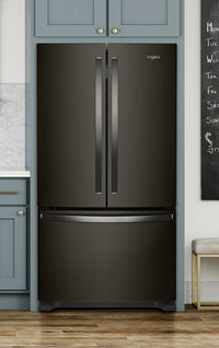 Whirlpool 20 Cu. Ft. Counter-Depth French-Door Refrigerator - WRF540CWHV|Réfrigérateur Whirlpool de 20 pi³ à portes françaises de profondeur comptoir - WRF540CWHV|WRF540WV