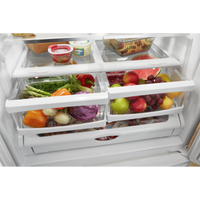 Whirlpool 22 Cu. Ft. French-Door Refrigerator - WRFF5333PB | Réfrigérateur Whirlpool de 22 pi³ à portes françaises - WRFF5333PB | WRFF533B