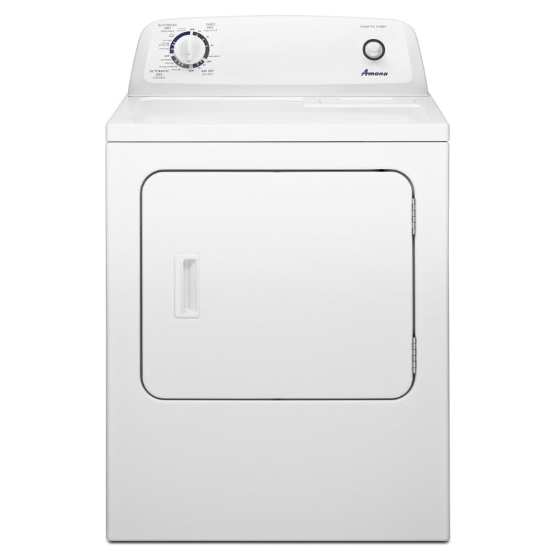 Amana 6.5 Cu. Ft. Electric Dryer with Automatic Dryness Control – YNED4655EW|Sécheuse électrique Amana de 6,5 pi3 avec commande de séchage automatique - YNED4655EW|YNED55EW