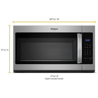 Whirlpool 1.7 Cu. Ft. Over-the-Range Microwave - YWMH31017HZ | YWMH17HZ