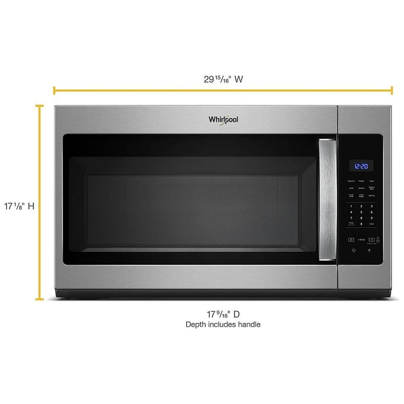 Whirlpool 1.7 Cu. Ft. Over-the-Range Microwave - YWMH31017HZ | YWMH17HZ