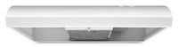 Whirlpool 30" Under-the-Cabinet Range Hood with the FIT System – UXT4030ADW|Hotte de cuisinière installation sous les armoires Whirlpool de 30 po avec système FIT - UXT4030ADW 