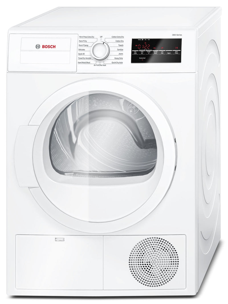 Bosch 4.0 Cu. Ft. Compact Condensation Dryer - White - Dryer in White