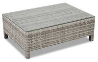 Athens 3-Piece Patio Lounger Set - Grey 