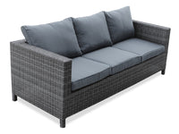 Athens 3-Piece Patio Conversation Set - Dark Grey