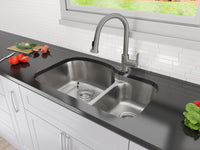 Ancona Tusca Series 33" 60/40 Dual Mount Kitchen Sink - AN-3342