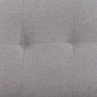 Carter 2-Piece Right-Facing Linen-Look Fabric Sleeper Sectional with Storage Chaise - Solis Grey | Sofa-lit sectionnel de droite Carter 2 pièces en tissu d’apparence lin avec fauteuil long de rangement - gris Solis