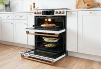 Café 30" Slide-In Dual-Fuel Double Oven Convection Range - CC2S950P4MW2 | Cuisinière hybride encastrée Café de 30 po à convection à double four - CC2S950P4MW2 | CC2S950W