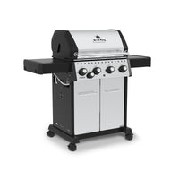 Broil King Crown™ S 440 Natural Gas Grill with Side Burner in Stainless Steel - 865367|Gril à gaz naturel CrownMC S 440 en acier inoxydable de Broil King avec brûleur latéral - 865367