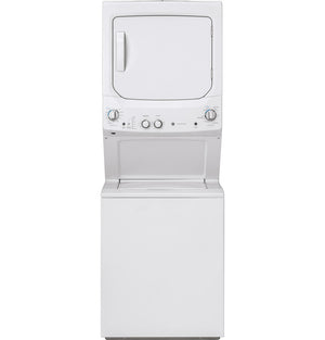 GE 27" STACKED LAUNDRY CENTRE FULL SIZE-GUV27ESMWWW| GUV27EMW