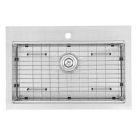 Ancona 30" Drop-In Workstation Kitchen Sink - AN-3128