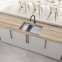 Ancona 30" Undermount Workstation Kitchen Sink - AN-3372