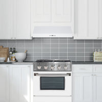 Ancona 30" Ducted Under Cabinet Range Hood - AN-18042WH