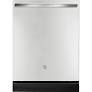 GE 24" Built-In Top Control Dishwasher with Stainless Steel Tall Tub Stainless Steel-GBT632MS