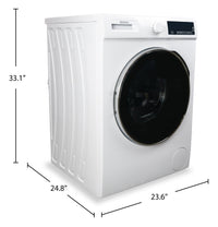 Danby 24" 2.2 Cu. Ft. Stackable Compact Front-Load Washer with Steam - White - DWM022D3WDB | Laveuse à chargement frontal compacte et superposable Danby de 2,2 pi³ et de 24 po avec vapeur - blanche - DWM022D3WDB | DWM022DB